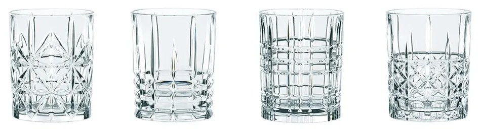 Sada 4 pohárov na whisky z krištáľového skla Nachtmann Highland, 345 ml