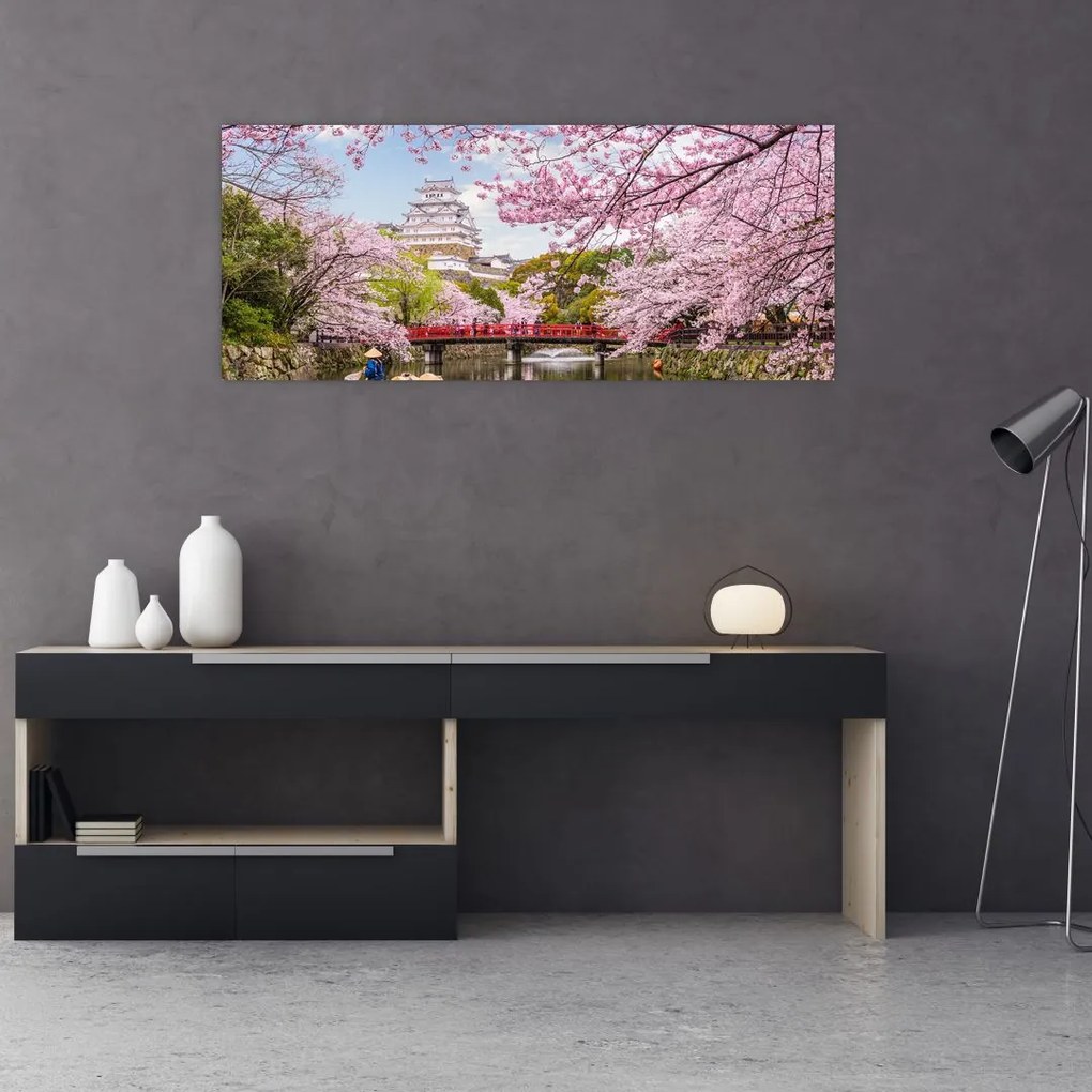 Obraz japonskej čerešne (120x50 cm)