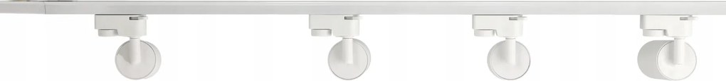 LED koľajnica 1m + 4x GU10 bodové žiarovky - sada