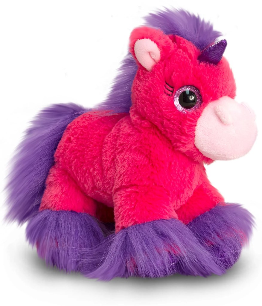 Keel Toys Jednorožec ligotavé oči 18cm Farba: fialová