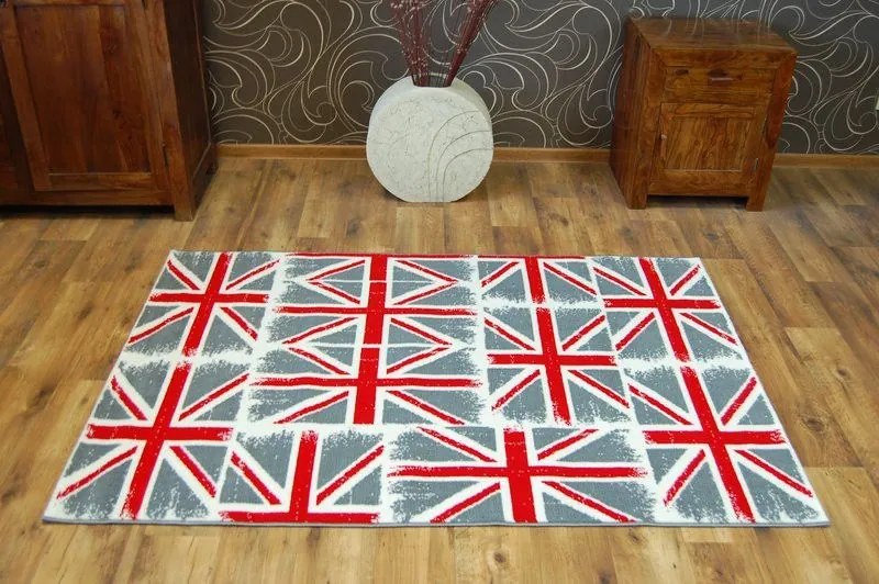 MAXMAX Moderné koberec UK FLAG