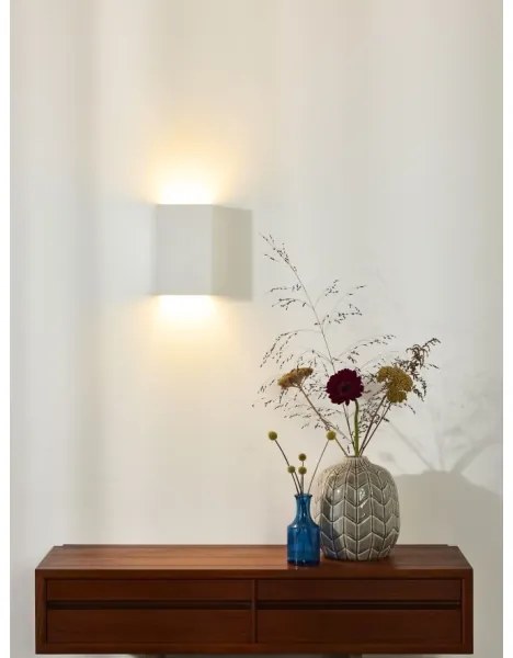 Lucide 35201/18/31 - Nástenné svietidlo GIPSY 1xG9/40W/230V biele