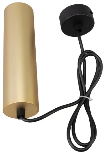 Brilagi - LED stmievateľný luster na lanku SELE 1xGU10/6W/230V čierna/zlatá