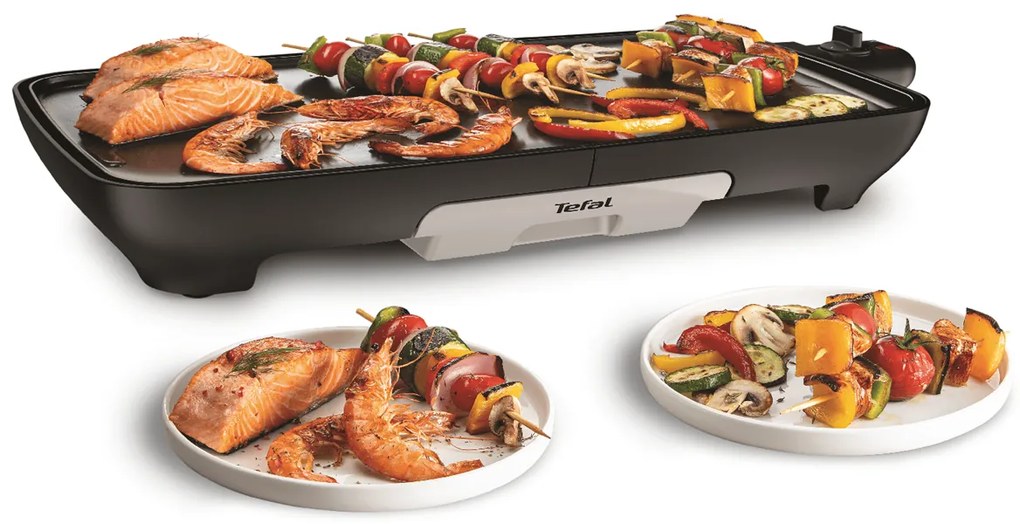Elektrický plancha gril Tefal Malaga Successor CB503813 Strieborný/Čierny