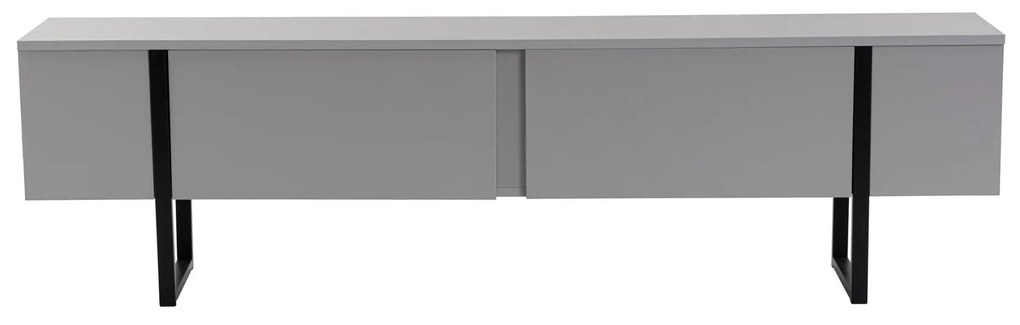 TV stolík/skrinka Serone (sivá + čierna). Akcia -30%. Vlastná spoľahlivá doprava až k Vám domov. 1107764
