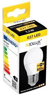 LED žiarovka E27 3000K 7,5W 620lm