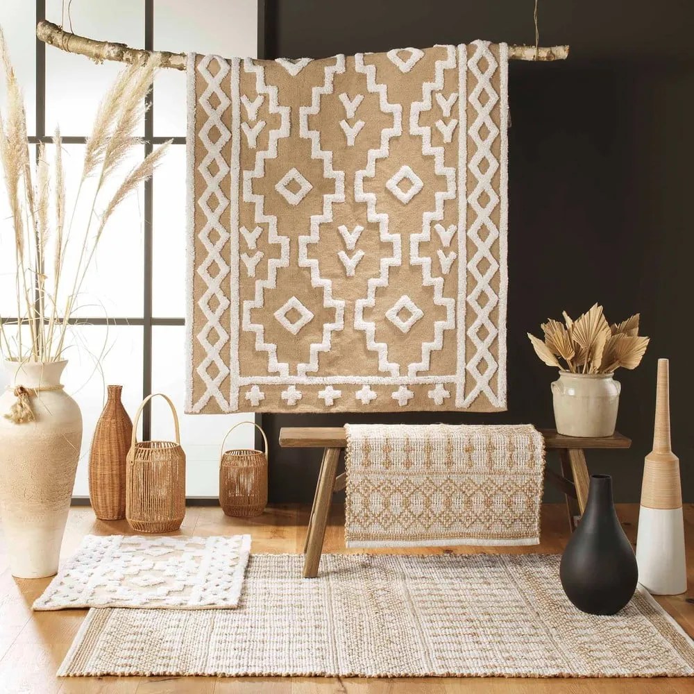 Krémový koberec 60x90 cm Orya – douceur d'intérieur