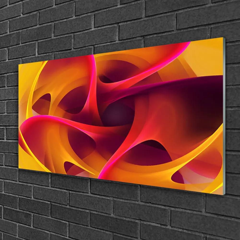 Obraz na skle Abstrakcia umenie 120x60 cm