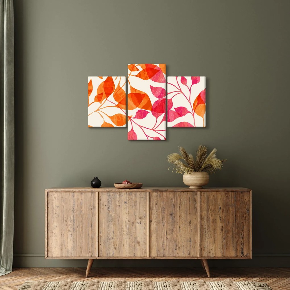 Obraz - Oranžové lístie (90x60 cm)