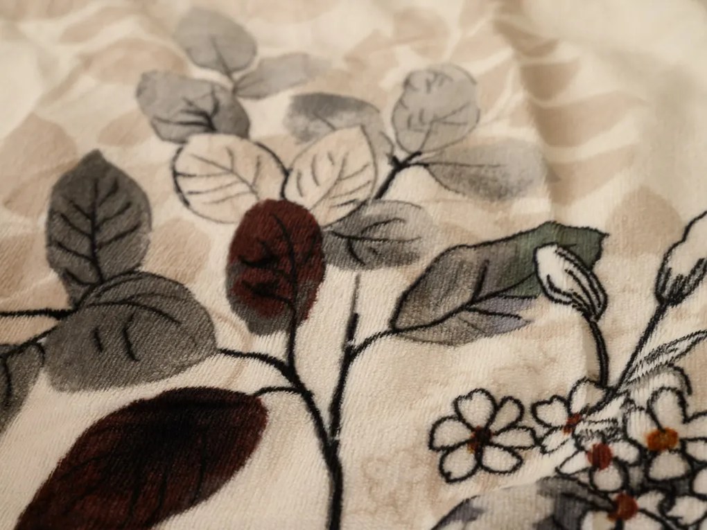 Obojstranné obliečky DUO SENSE CARMELIA vzorované + obliečka na vankúšik 40x50 cm ZDARMA Rozmer obliečky: 70 x 90 cm | 140 x 200 cm