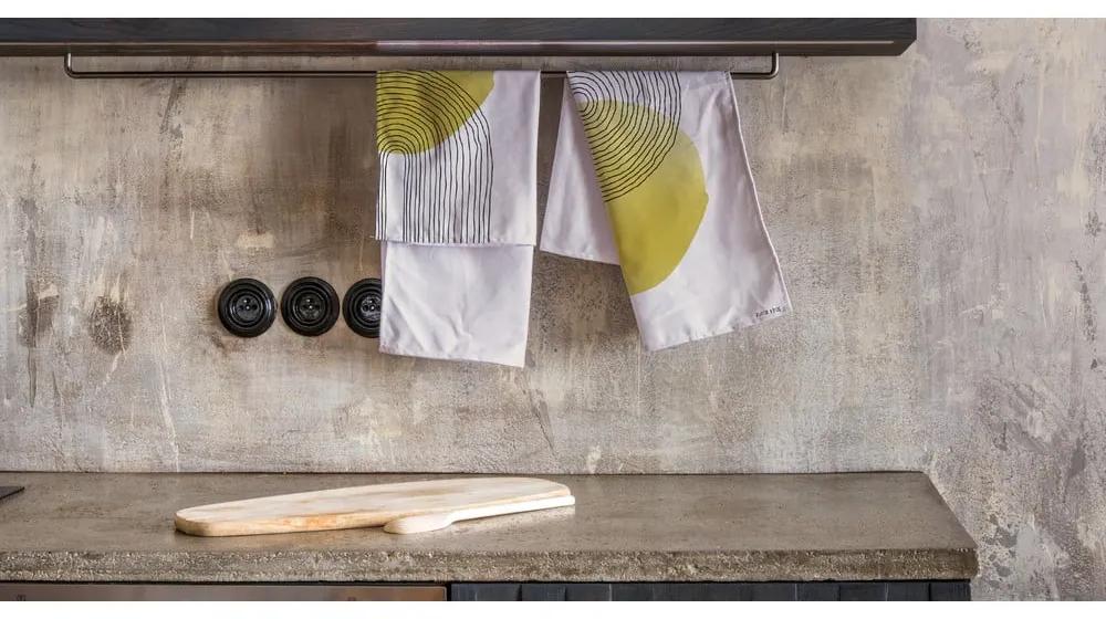Súprava 2 bavlnených kuchynských utierok Butter Kings Rising Sun, 70 x 50 cm
