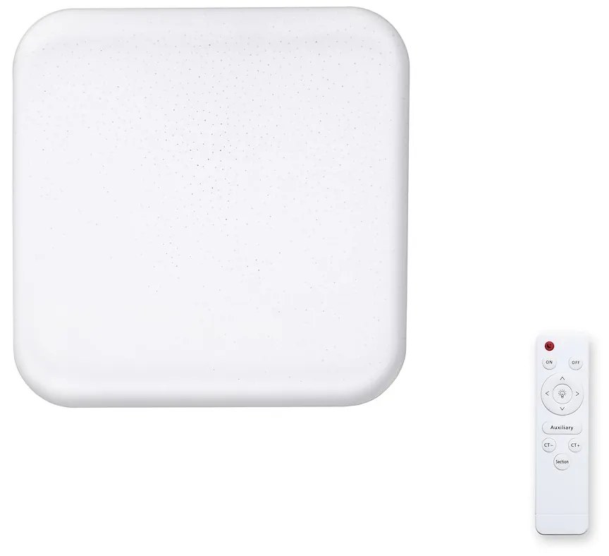 Stropné LED svietidlo Palermo, 1x LED 33w, 3000-6000k, w, s ovládačom