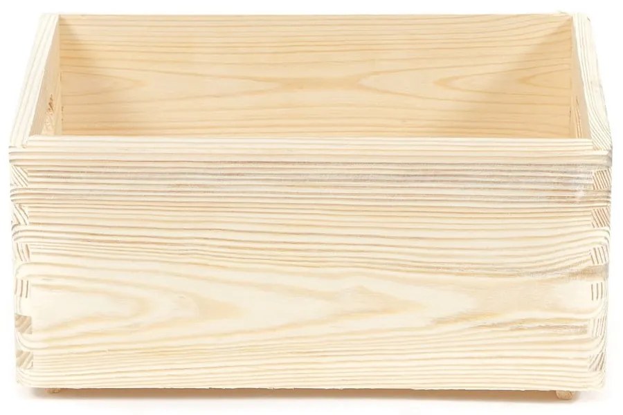 Úložný box z borovicového dreva Compactor Custom, 30 × 20 × 14 cm