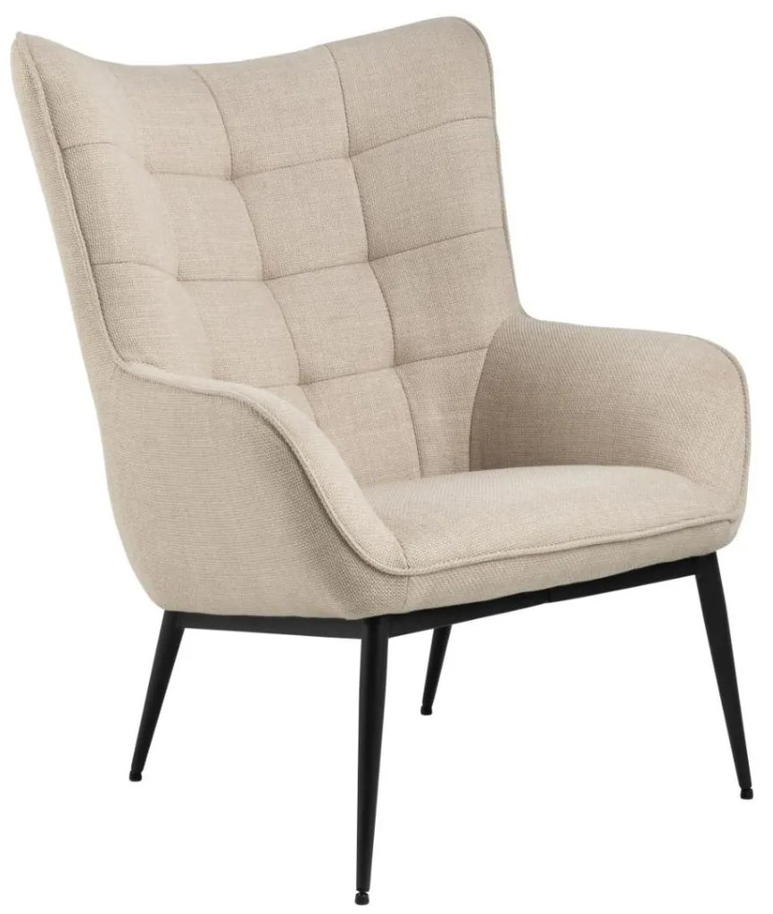 Kreslo do obývacej izby Redding (03062), ušiak, béžové