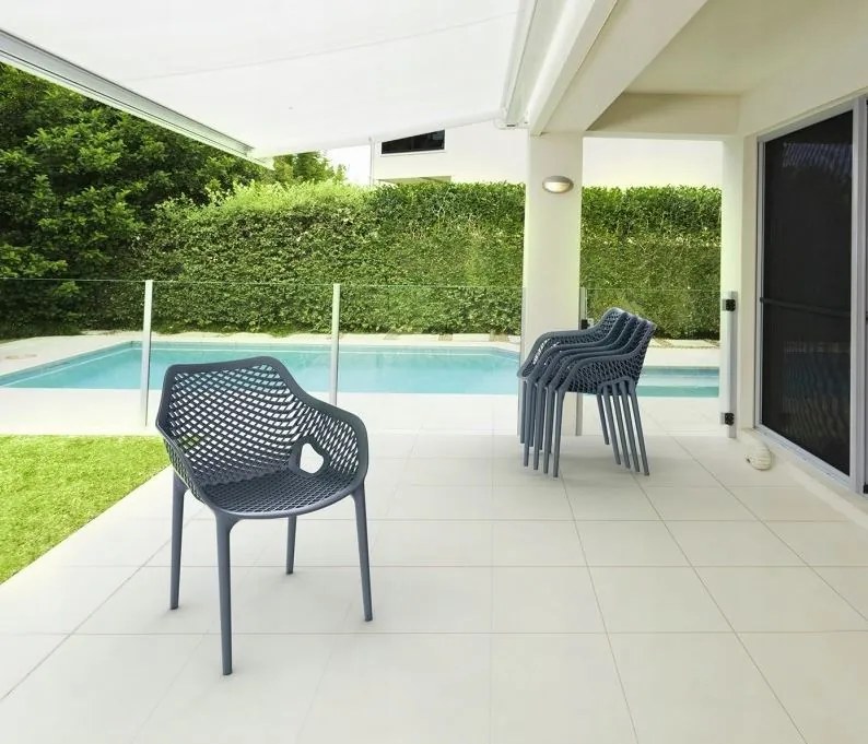 Jedálenská stolička CHERIE - šedá