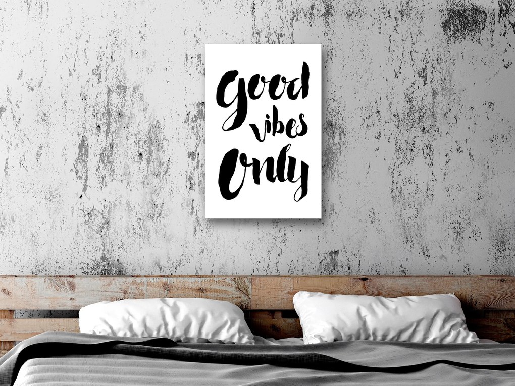 Artgeist Obraz - Good Vibes Only (1 Part) Vertical Veľkosť: 60x90, Verzia: Premium Print