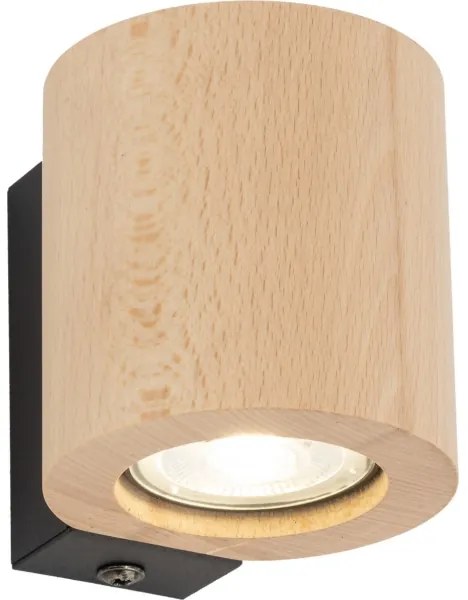 Nástenné bodové svietidlo EVE 1xGU10/10W/230V buk