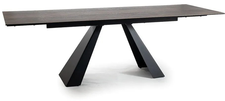 Jedálenský stôl Salvadore 180 x 90 cm, tmavo hnedá