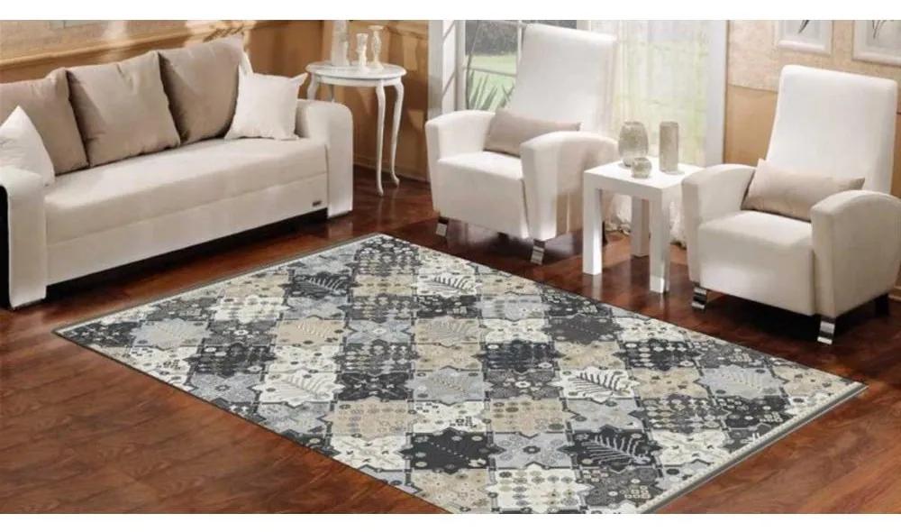 Kusový koberec klasický Adila sivý 160x220cm