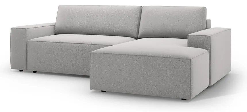 Svetlosivá rozkladacia rohová pohovka (pravý roh) Jodie – Micadoni Home