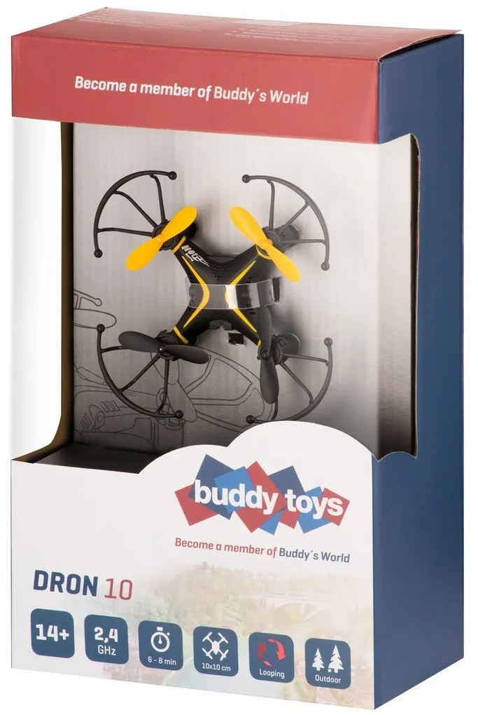 Buddy Toys BRQ 111 Dron 11, 10 x 10 x 3 cm