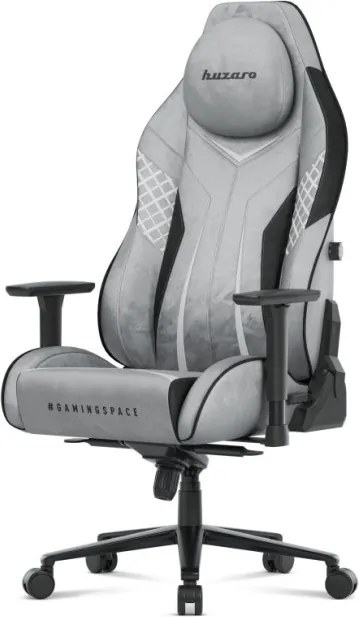 Zamatová herná stolička Force 8.3 Grey