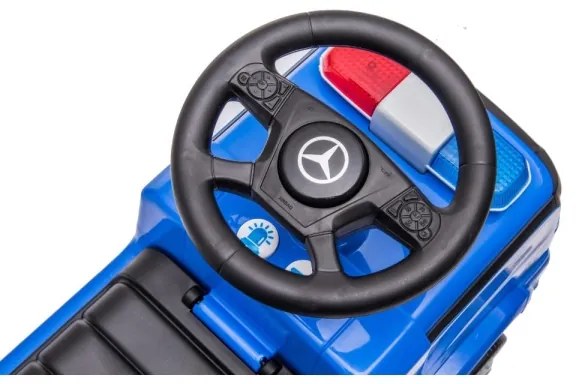 Odrážadlo Mercedes Polícia 2xAA modrá