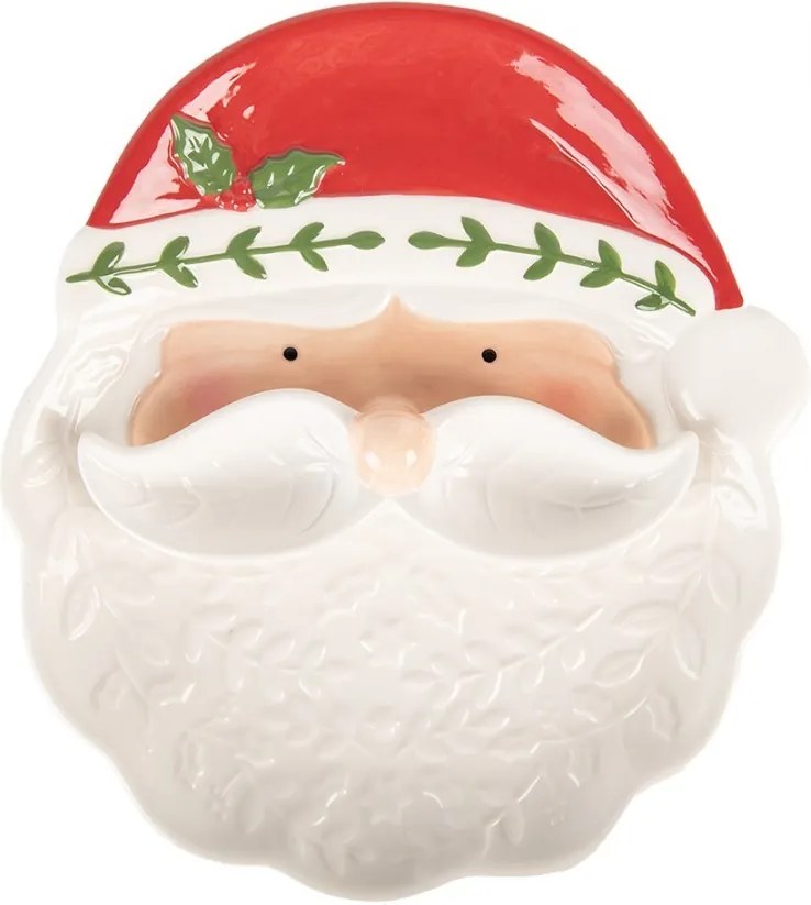 Keramický tanierik Santa Claus - 29*26*5 cm