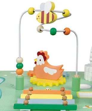 Drevený motorický stolík s aktivitami