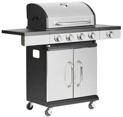 STREND PRO Grill Gril Strend Pro Forbes, BBQ, plynový 4+1 horáky