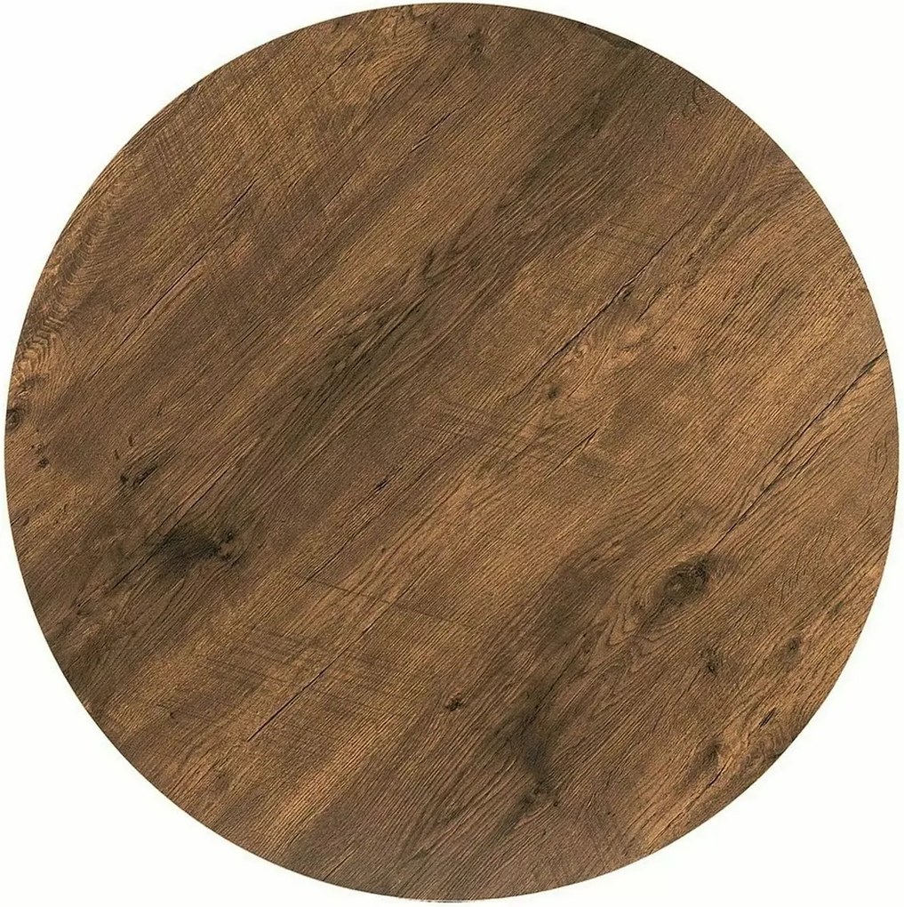 Jedálenský stôl Talia II 90 cm orech/čierny