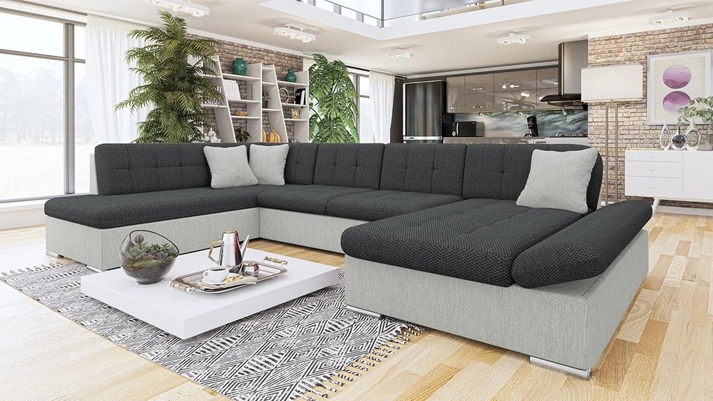 Rohová sedacia súprava Genero Sale, Dostupné poťahy: Lux 06 + Lux 06 + Lux 05, Strana: Ľavá