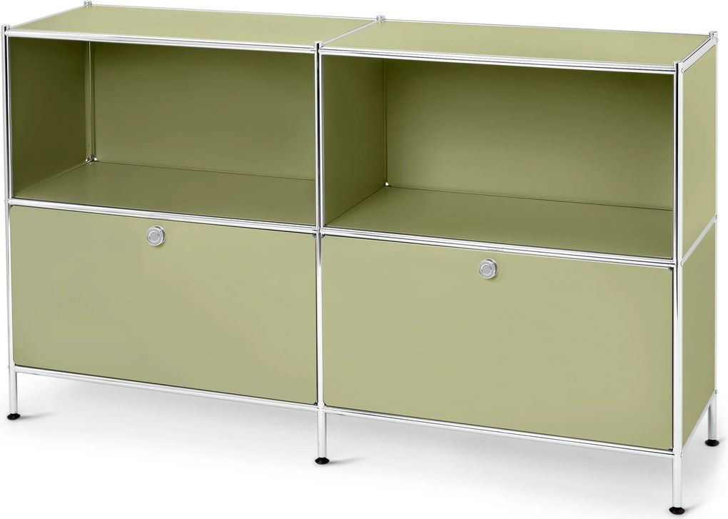 Kovová komoda »CN3 Kids« so 2 zásuvkami, pistáciová