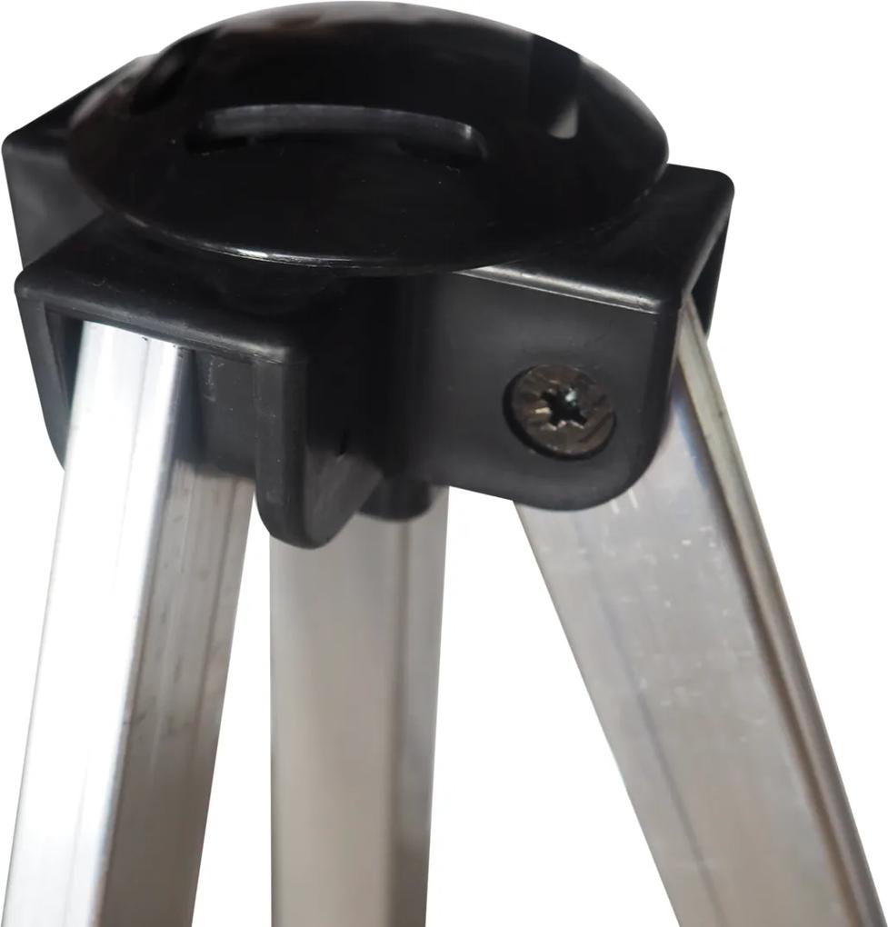 Rýchlorozkladací nožnicový stan 3x3m – hliníkový, Čierna, Bez bočných plachiet