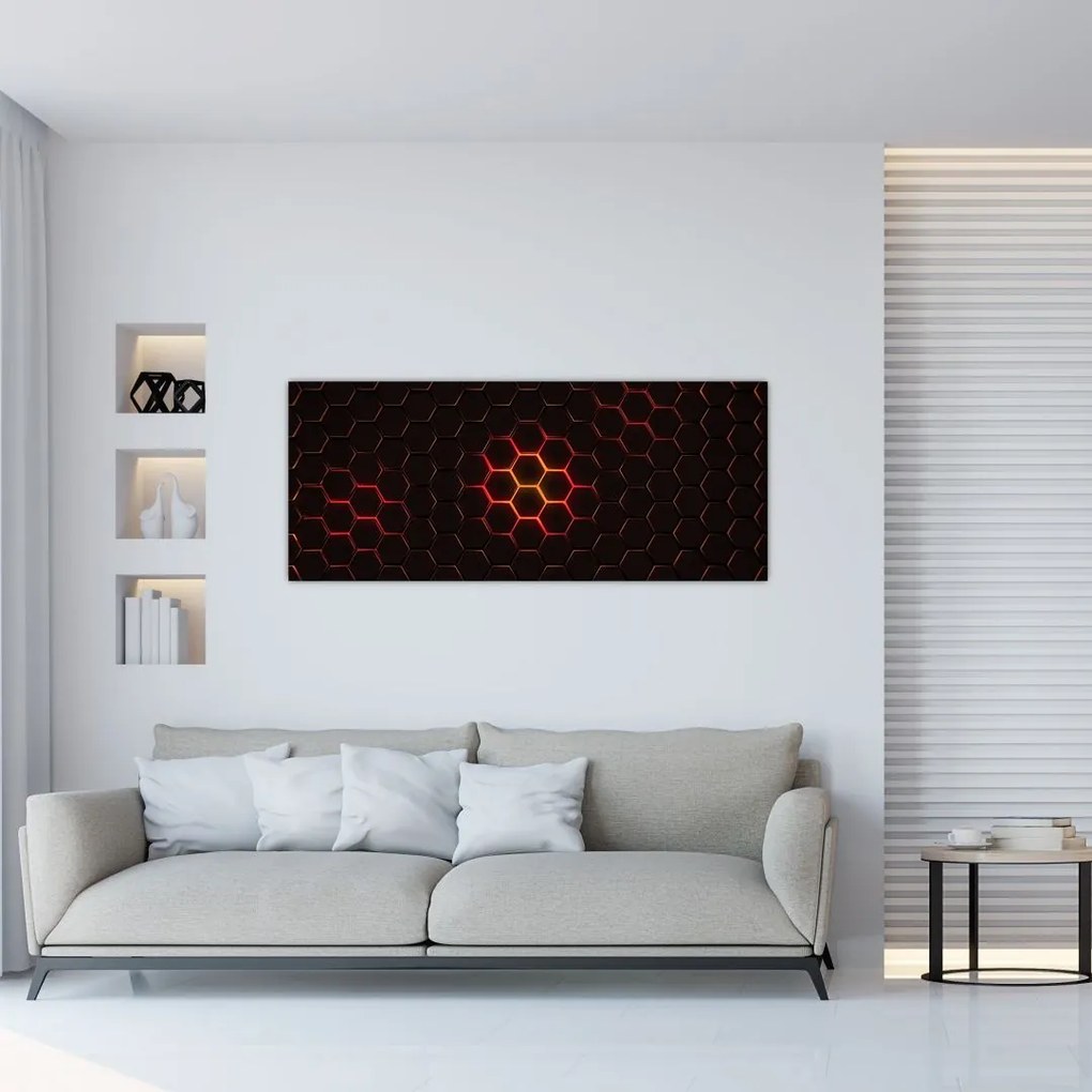 Obraz pletiva (120x50 cm)