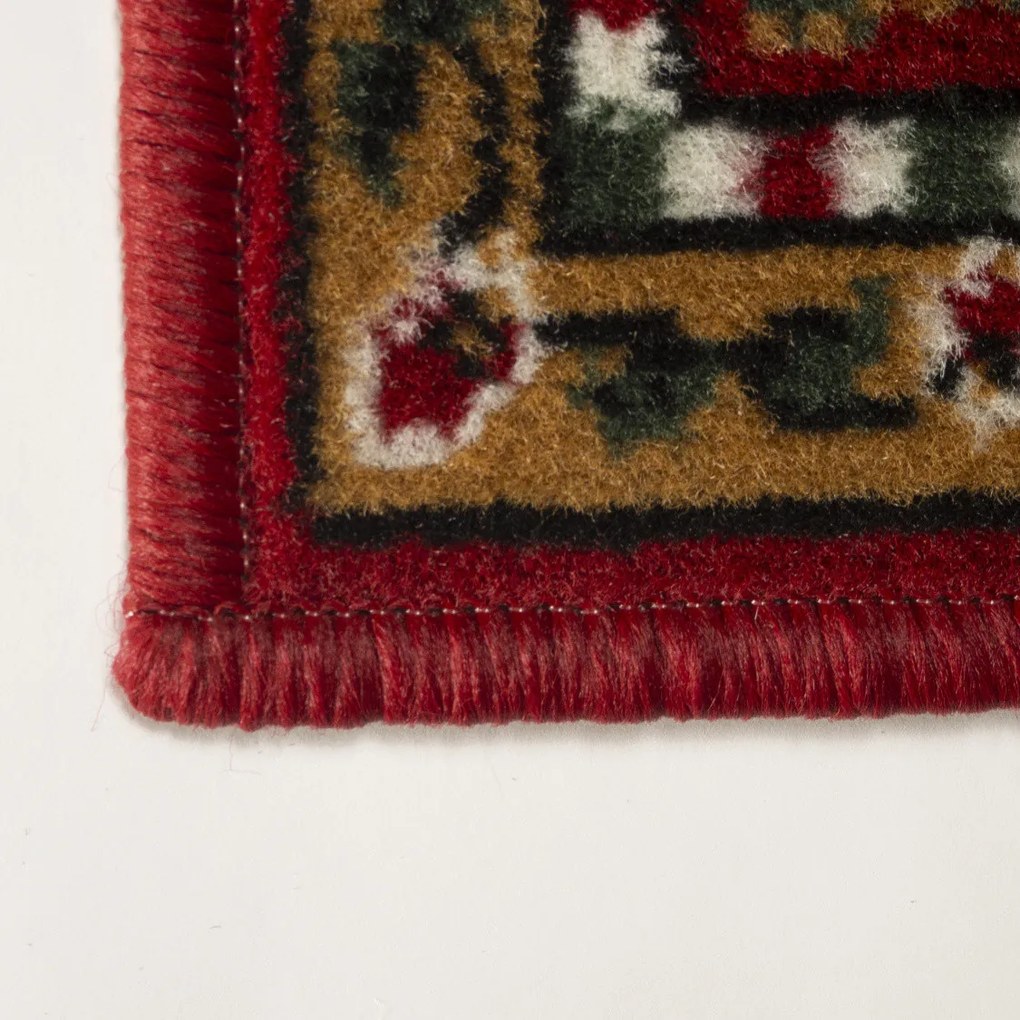 AKCIA: 250x120 cm Behúň na mieru TEHERAN T-102 red - obšitý zo všetkých strán, červená, chodba / predsieň, Alfa Carpets