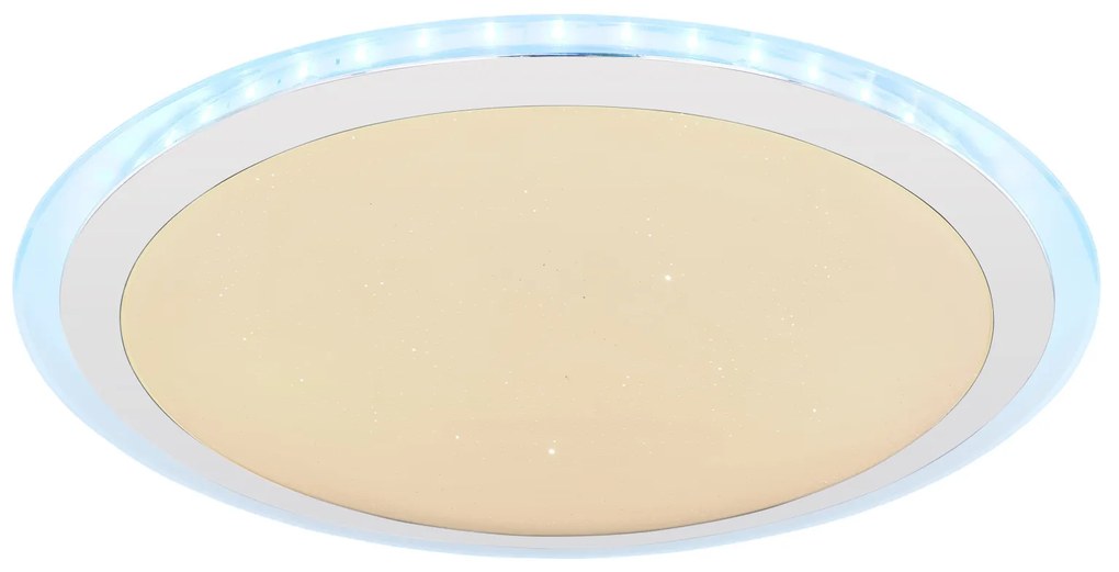 GLOBO Stropné LED prisadené osvetlenie NICOLE II, 24W, teplá biela-studená biela, RGB, 53cm, okrúhle