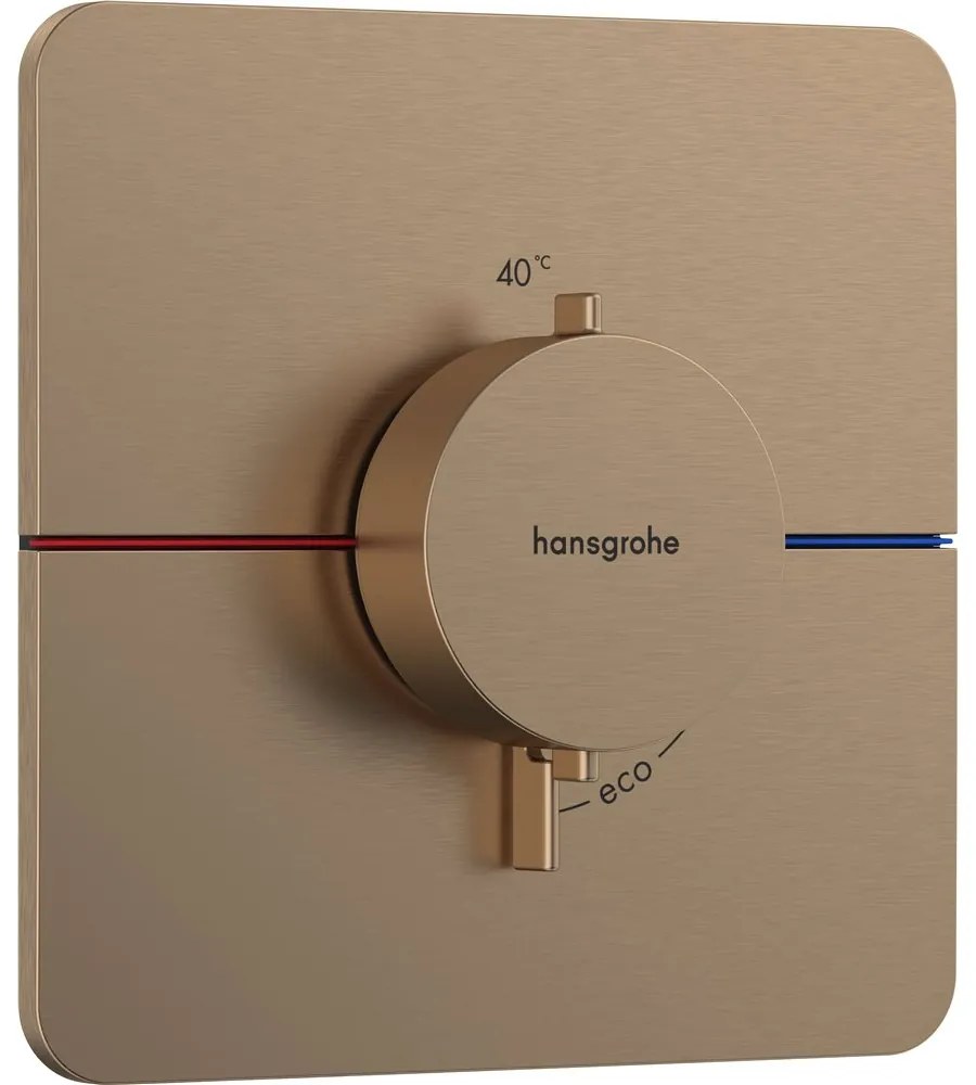 HANSGROHE ShowerSelect Comfort Q termostat pod omietku, kartáčovaný bronz, 15588140
