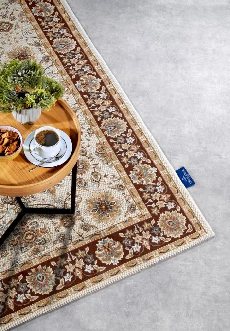 Koberec Villeroy & Boch Kollektion 1767 Nicolas krémový / hnedý