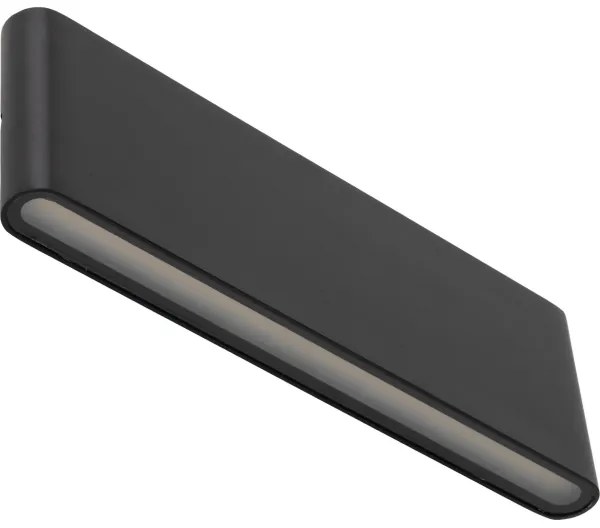 LED Vonkajšie nástenné svietidlo ARWENA 2xLED/12W/230V IP54 čierna