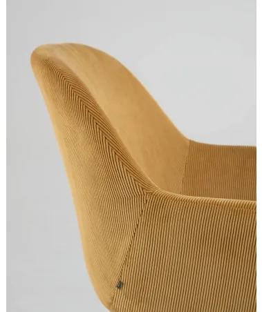 KONNA MENČESTER stolička Žltá