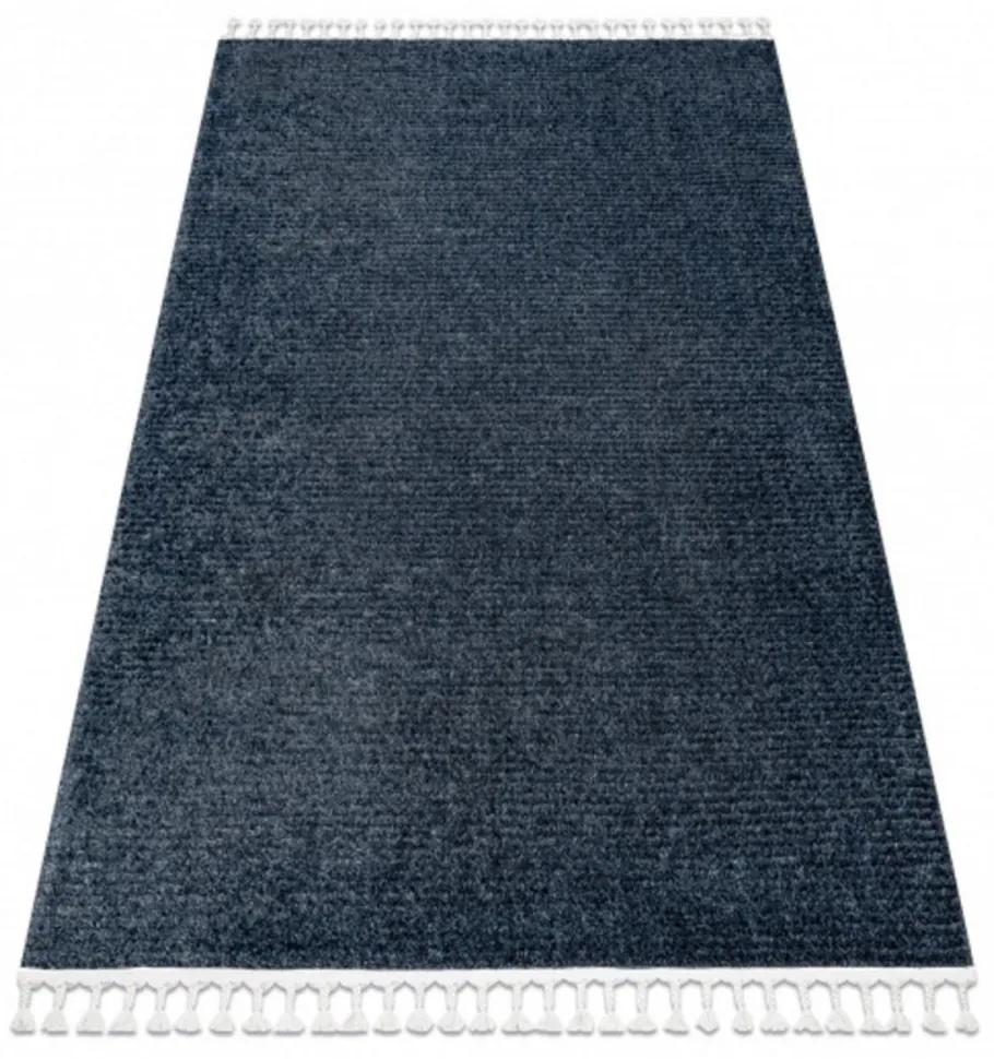 Kusový koberec Saos tmavo modrý 80x150cm