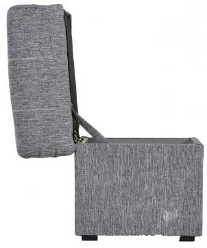 Taburet Swarz, hnedá (Izolda káva)