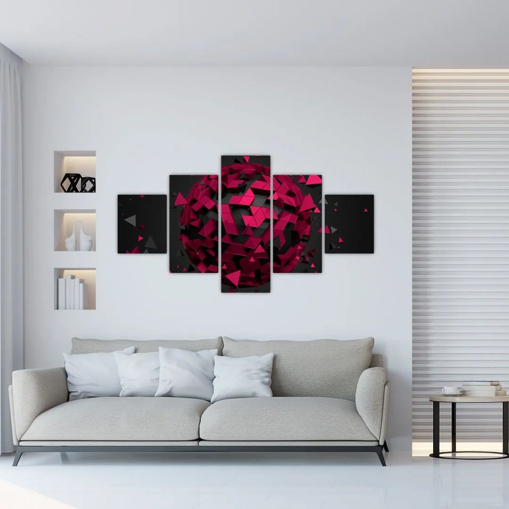Obraz 3D abstrakcie (125x70 cm), 40 ďalších rozmerov