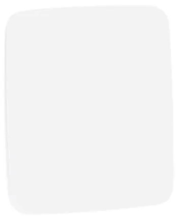 Sklenená magnetická tabuľa STELLA, so zaoblenými rohmi, 500x500 mm, biela