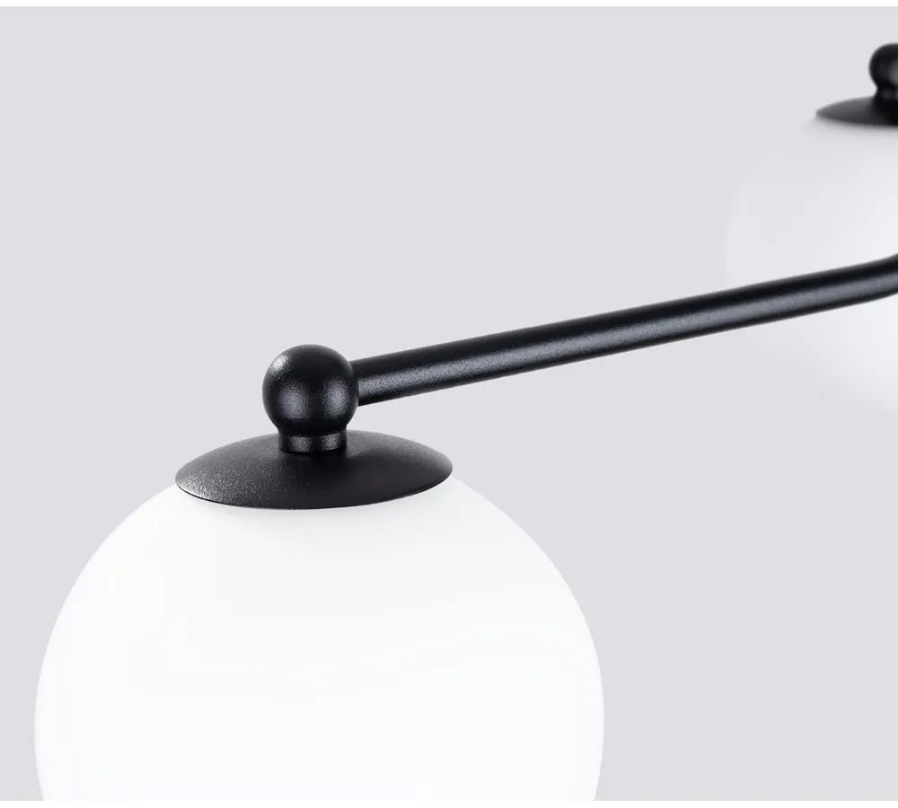 Čierno-biele stropné svietidlo Beam – Sollux