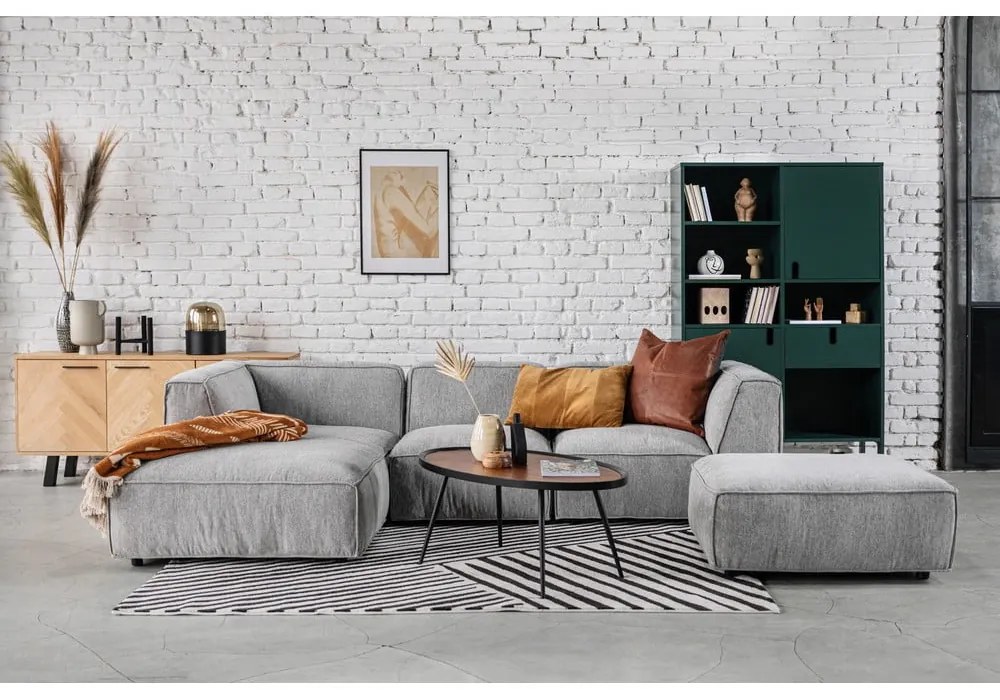 Svetlosivý koncový otvorený modul pohovky Bonami Selection Fairfield, ľavý roh