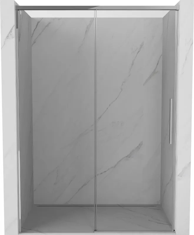 Mexen Rox posuvné sprchové dvere 155 cm, transparentné, chróm - 8C2-155-000-01-00