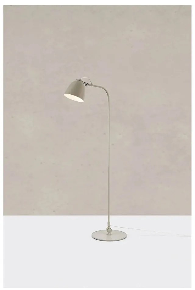 Sivobéžová stojacia lampa s kovovým tienidlom (výška 130 cm) Tilt – Markslöjd