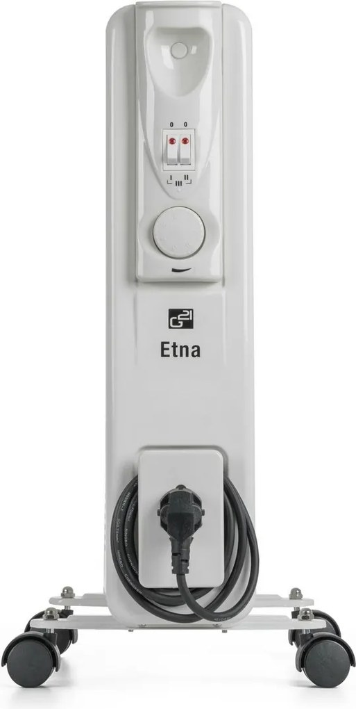 G21 Olejový radiátor Etna, 9 rebier, 2000 W, biela